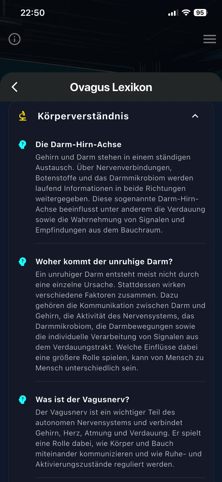 Ovagus Lexikon in der App